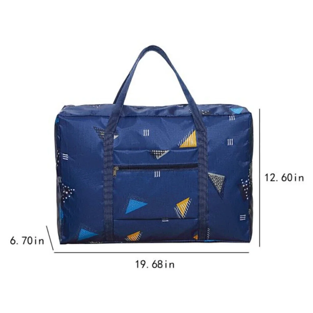 Triangle Pattern Foldable Travel Bag - Picture 4 of 5